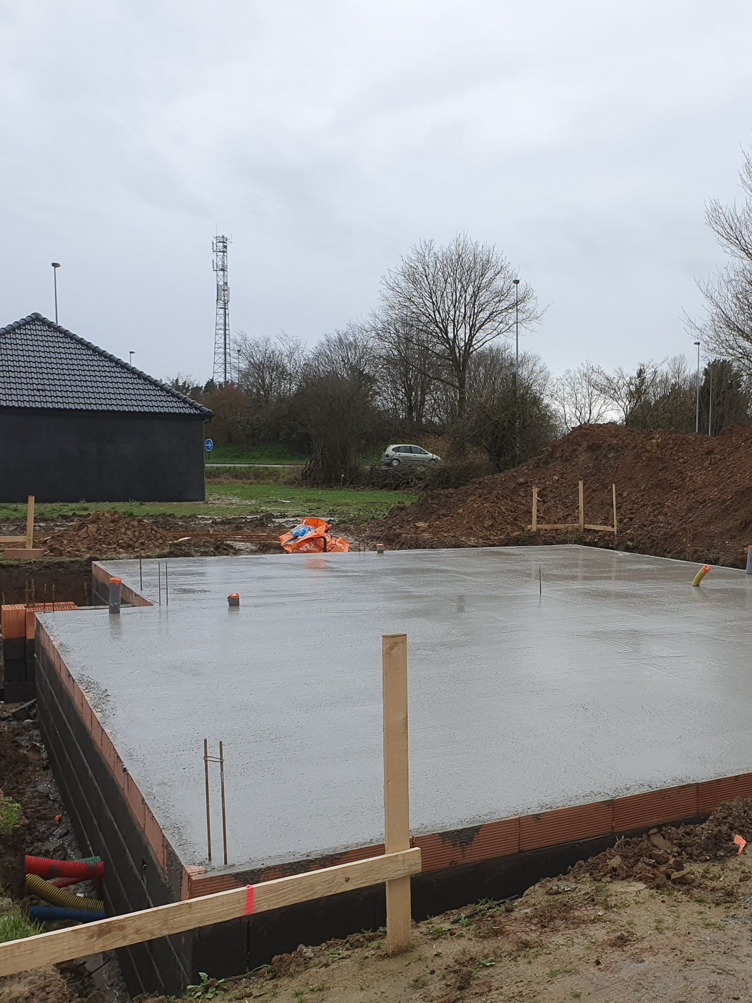Plancher en hourdi poutrelle en béton dans le Loiret